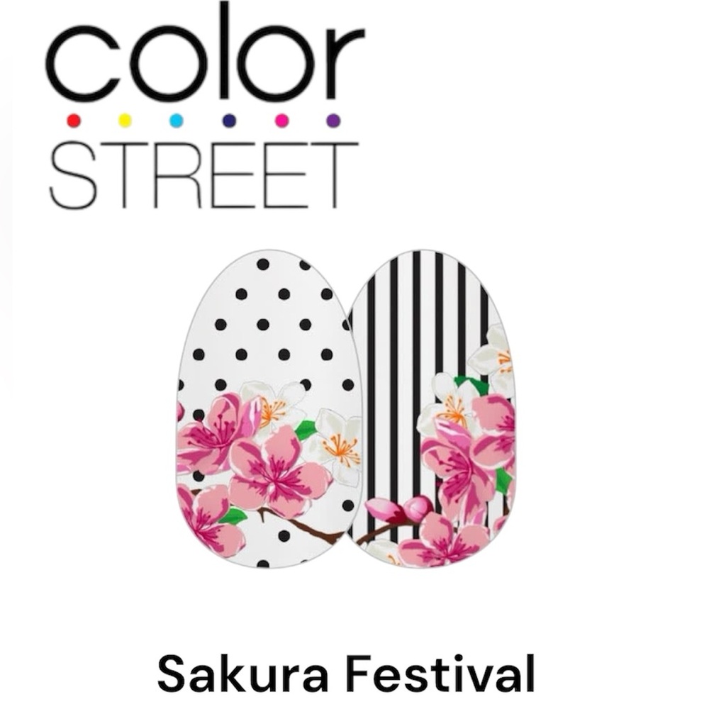 3 FOR $35: COLOR STREET Nail Strips - Sakura Festival